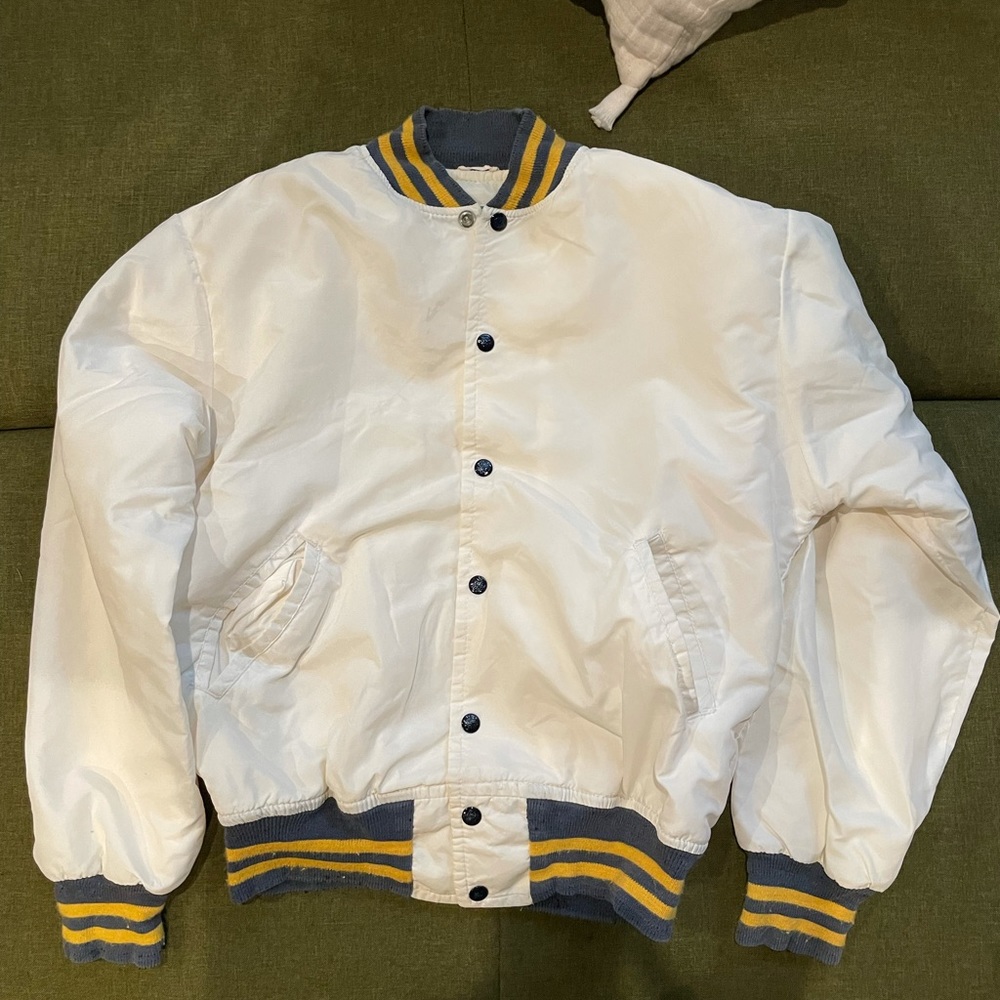 Vintage bomber collegiate jacket